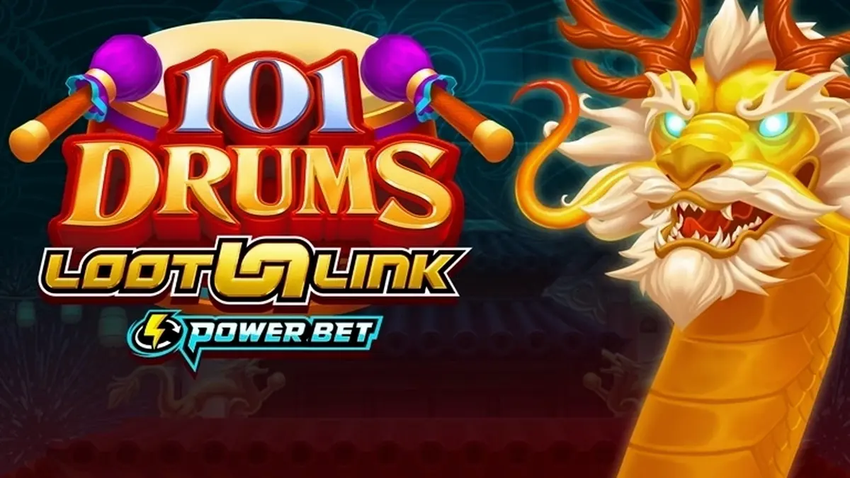 101 Drums স্লট গেমের ইন্টারফেস এবং ড্রাম থিম